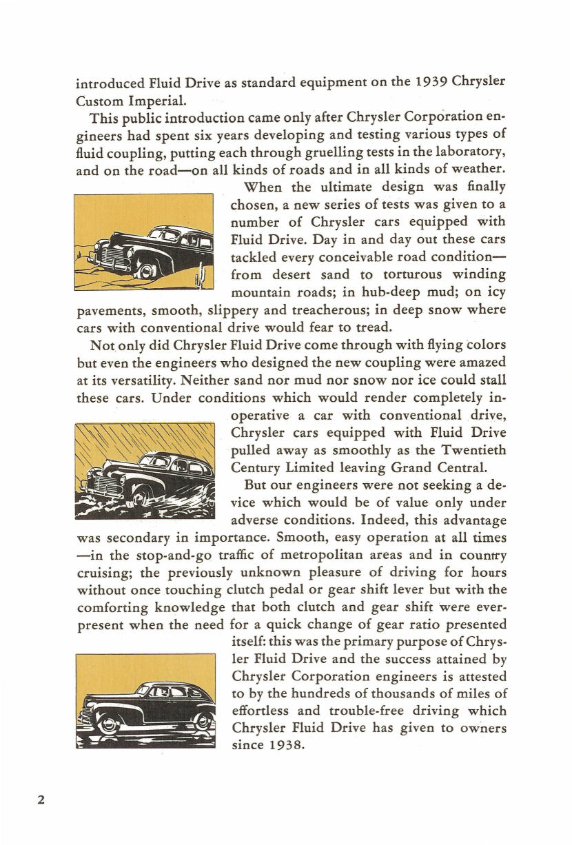 1940 Chrysler Fluid Drive Folder Page 7
